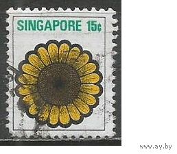 Сингапур. Цветы Юга Азии. Подсолнечник. 1973г. Mi#195.
