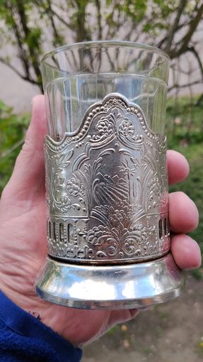 ПОДСТАКАННИК КРЫМ ПАЛЬМЫ  МЕЛЬХИОР КОЛЬЧУГИНО ОРИГИНАЛ СТАКАН В ПОДАРОК . Распродажа Коллекции !!! . Экспресс  Аукцион  с рубля без МПЦ и прочего 3 ДНЯ  .Много лотов в продаже .