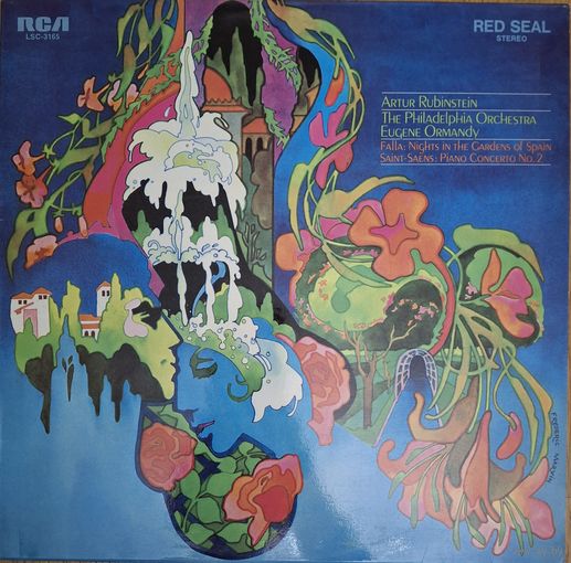 Artur Rubinstein with the Philadelphia orchestra and Eugene Ormandy – Falla: Nights In The Gardens Of Spain / Saint-Saens: Piano Concerto No. 2