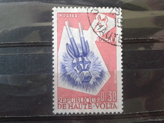 Верхняя Вольта 1960 Маска антилопы
