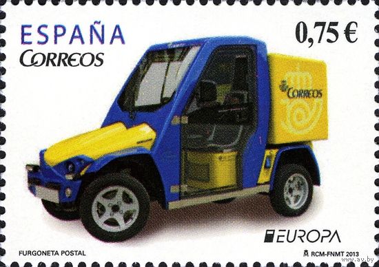Испания 2013 г. Европа Септ MNH** автомобиль (И)
