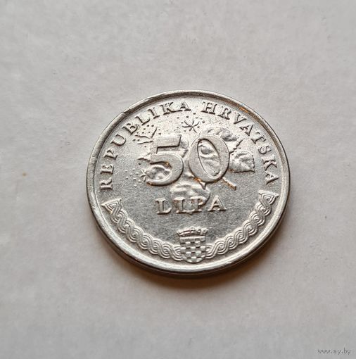Хорватия 50 лип, 1993, REPUBLIKA HRVATSKA 50 LIPA, 1993