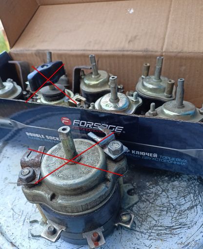 Пакетные переключатели ПВ3-10, 16 Ампер, 3-х фазные, рабочие