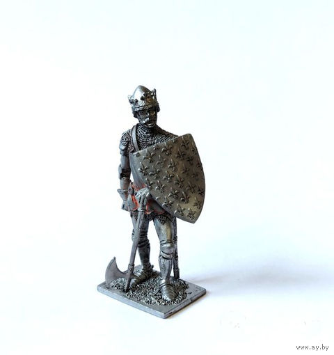 Солдатик. Фигурка. Король Франции Иоанн II Добрый, металл.