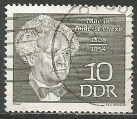 ГДР. Мартин Андерсен. Датский писатель. 1969г. Mi#1440.