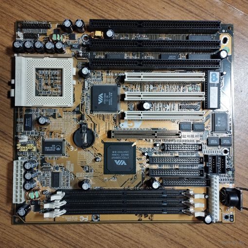 Старая ретро материнка CHIANTECH 5AGM2-H супер сокет 7.