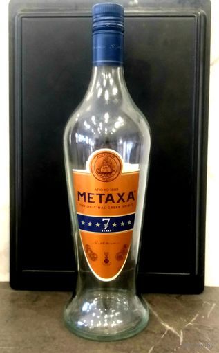 Бутылка * Коньяк * METAXA * МЕТАКСА * Греция * 0.7 литра * Высота 33.5 см * Ширина 9.5 см