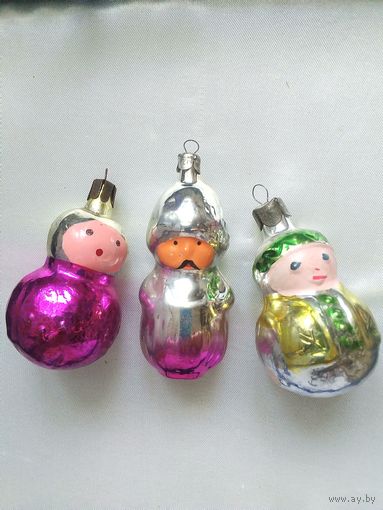 Лот ёлочных игрушек СССР.Цена за лот.