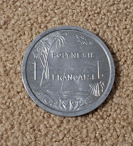 Французская Полинезия 1 франк 1965 aUNC