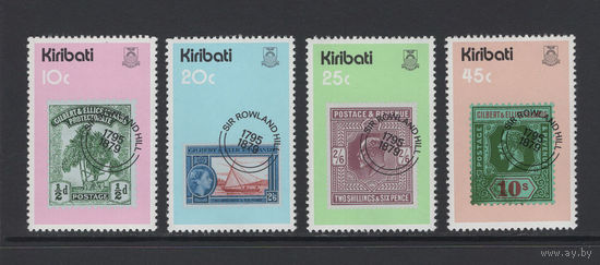 Почта Кирибати /Kiribati 1979** Океания, Марки колоний, Памяти Р.Хилла  Mi#338-341
