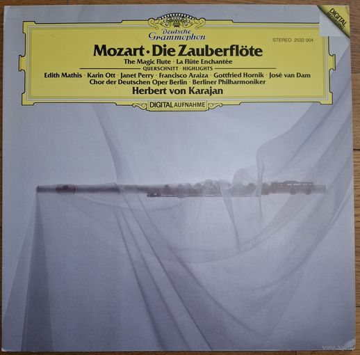 Mozart. Herbert Von Karajan. Chor der Deutschen Oper Berlin / Berliner Philharmoniker - The Magic Flute.