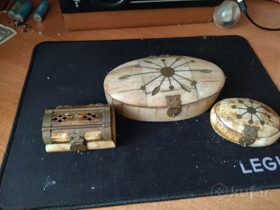 Шкатулки ,из кости