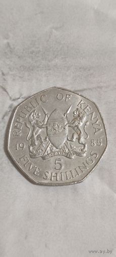 Кения  5 шиллинг 1985