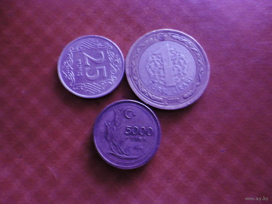 Набор монет Турция