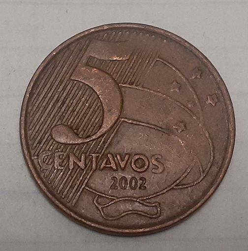 Бразилия 5 сентаво, 2002 (2-6-90)
