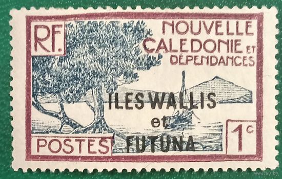 Новая Каледония 1930 с надпечаткой Уоллис и Футуна