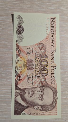 Польша 100 злотых 1988