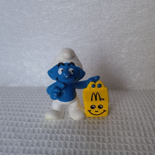 Коллекционная игрушка из Макдональдс. 1997г., Смурф. В
