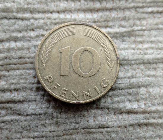 Werty71 Германия ФРГ 10 пфеннигов 1996 F