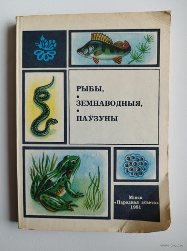 Рыбы, земнаводныя, паўзуны