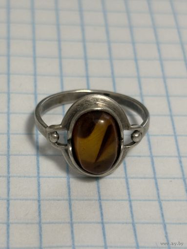 С 1 РУБЛЯ! КОЛЬЦО СЕРЕБРО КАМЕНЬ