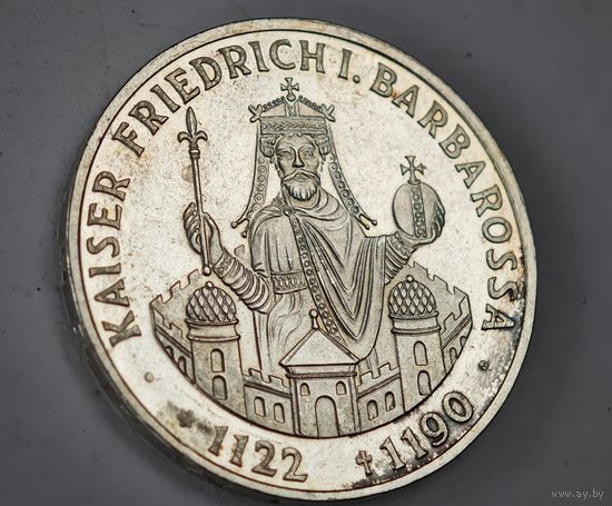 1990 год 5 марок Германия  серебро