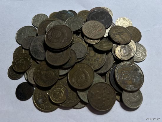 100 монет СССР