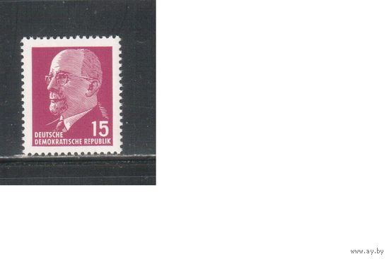 ГДР-1961(Мих.847 Z) ** , Стандарт , Ульбрихт, Wz 1,