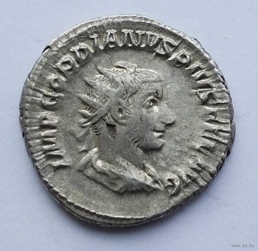 Гордиан III 238-244 гг. н. э. Секуритас. Антониниан, двойной денарий. Серебро. /18