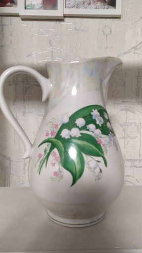 Кувшин (Сливник).Минский фарфоро-фаянсовый завод.СССР.