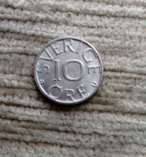 Werty71 Швеция 10 эре 1980