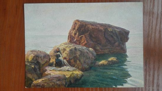 Соцреализм 1958. Черес. Утро в скалах