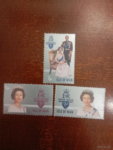 Остров Мэн 25-я годовщина восшествия на престол Елизаветы II