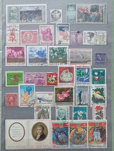 Марки. Сборный лот.