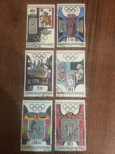 Чехословакия 1968. Олимпиада Мехико 1968. Полная серия