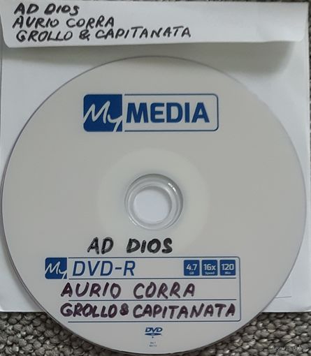 DVD MP3 дискография AD DIOS, AURIO CORRA, GROLLO & CAPITANATA - 1 DVD