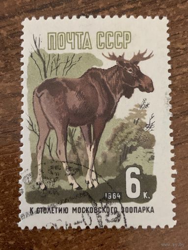 СССР 1964. Лось. Марка из серии