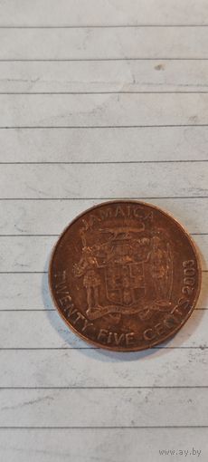 Ямайка 25 цент 2003