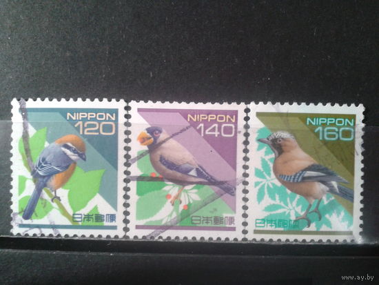 Япония, 1998. Стандарт. Птицы, полная серия. Mi-3,6 евро гаш.
