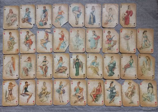 Карты игральные винтажные