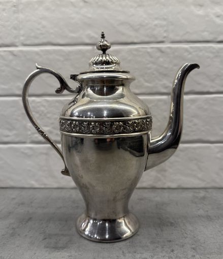 Чайник. Кофейник высокий. Посеребренный.  ЕВРОПА.    Распродажа коллекции!!!