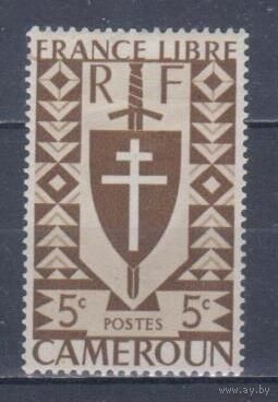 [1445] Французские колонии. Камерун 1942. Свободная Франция.5с. МН