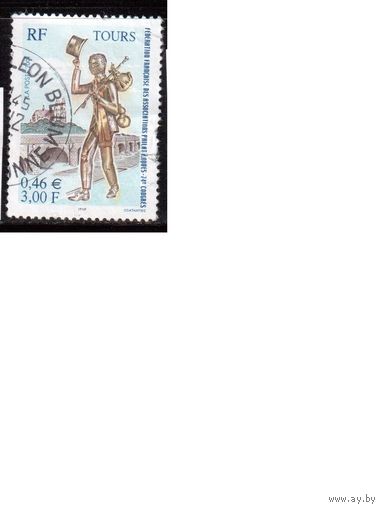 Франция-2001 (Мих.3537) , гаш.,