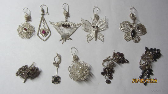 Серьги винтажные - прекрасный подарок к 8 Марта