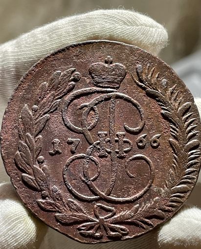 5 копеек 1766 ММ без МЦ.Кладовая.Состояние!!