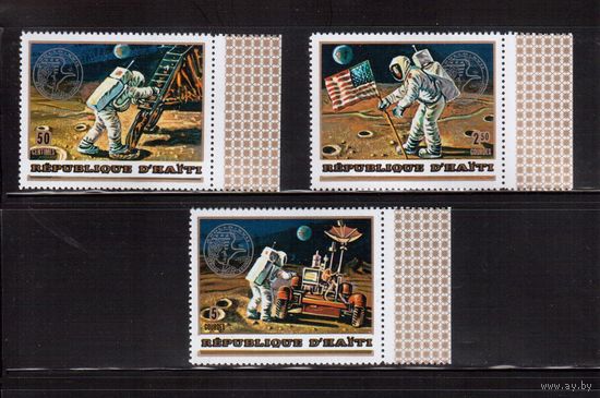 Гаити-1973 (Мих.) ** , Космос , Надп. (полная серия)