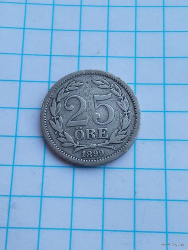 25 эре 1899 , Швеция .