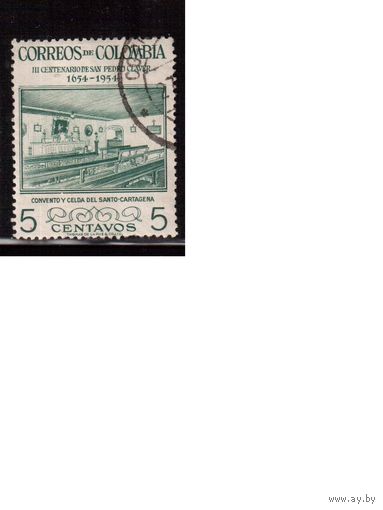 Колумбия-1954(Мих.695) ,  гаш. , Религия,