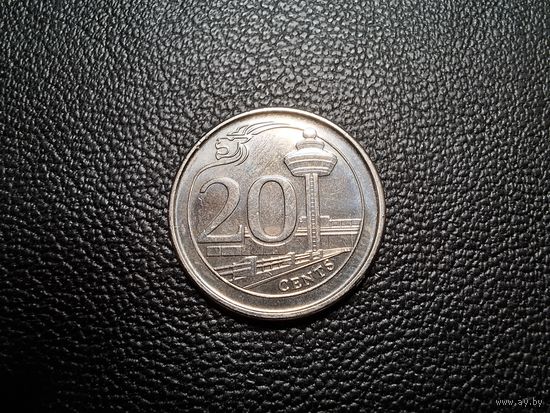 Сингапур 20 центов 2013