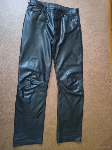 Кожаные штаны мужские 48-4/5 (требуют ремонта)